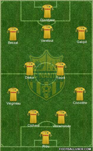 FC Nantes Formation 2013