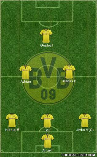 Borussia Dortmund Formation 2013