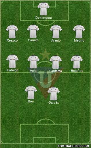 LDU de Quito Formation 2013