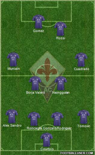 Fiorentina Formation 2013