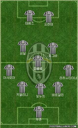 Juventus Formation 2013
