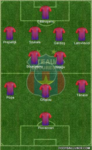 FC Steaua Bucharest Formation 2013