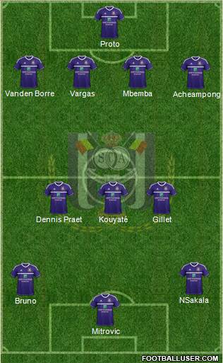 RSC Anderlecht Formation 2013