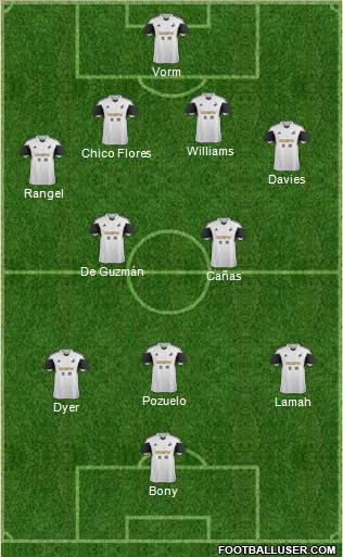 Swansea City Formation 2013