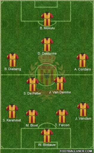Yellow Red KV Mechelen Formation 2013