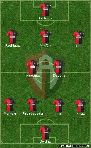 Club Deportivo Atlas Formation 2013