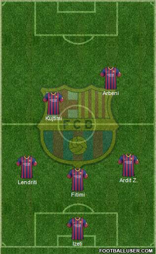 F.C. Barcelona Formation 2013