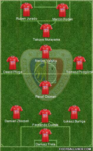 Piast Gliwice Formation 2013