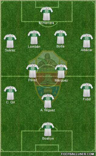 Elche C.F., S.A.D. Formation 2013