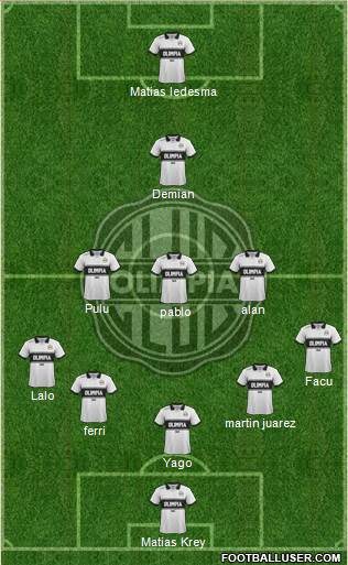 C Olimpia Formation 2013