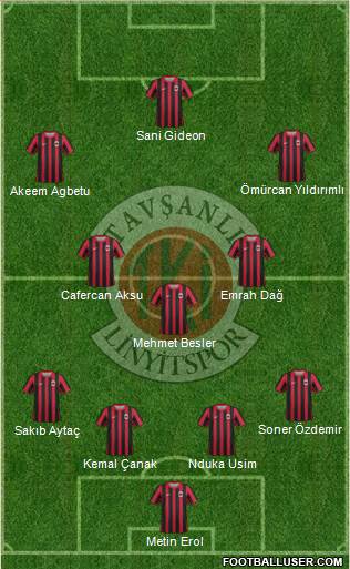 Tavsanli Linyitspor Formation 2013