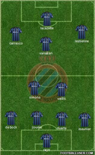 Club Brugge KV Formation 2013