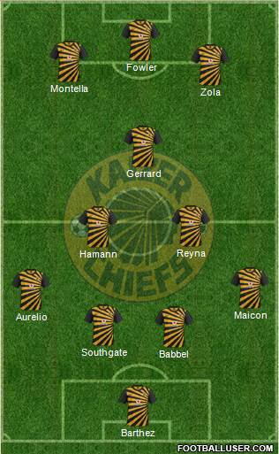 Kaizer Chiefs Formation 2013
