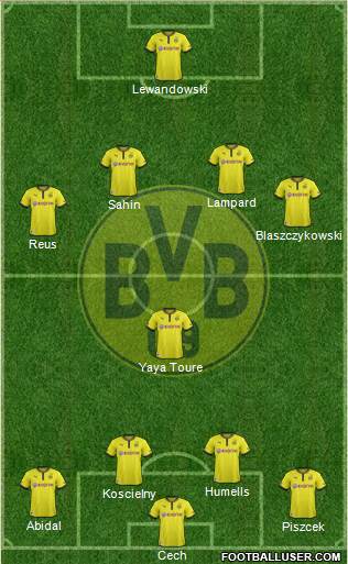 Borussia Dortmund Formation 2013