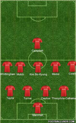 Cardiff City Formation 2013