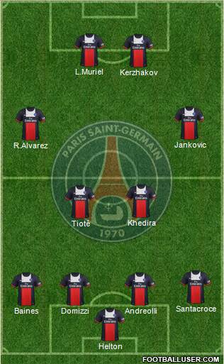 Paris Saint-Germain Formation 2013