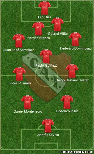 Independiente Formation 2013