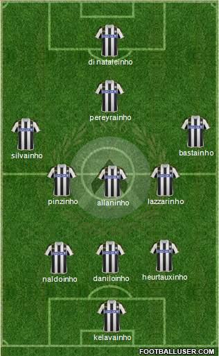Udinese Formation 2013