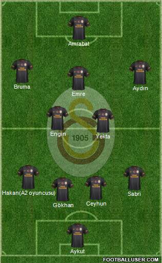 Galatasaray SK Formation 2013