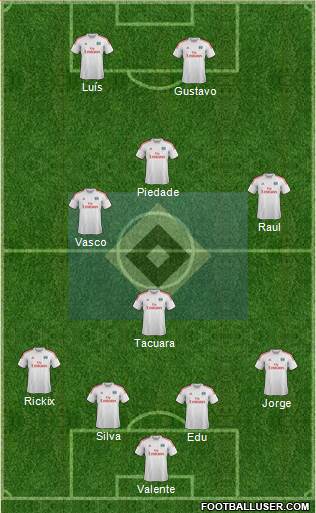 Hamburger SV Formation 2013