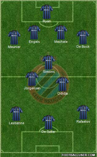 Club Brugge KV Formation 2013