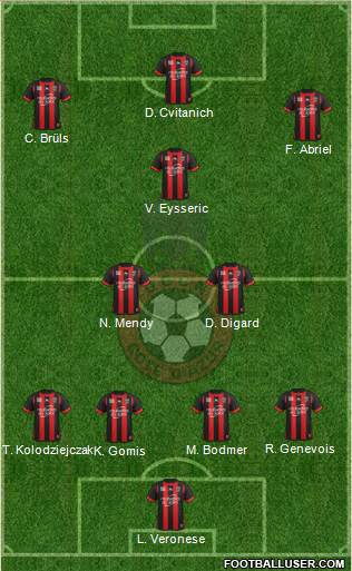 OGC Nice Côte d'Azur Formation 2013