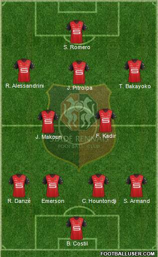 Stade Rennais Football Club Formation 2013