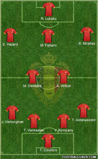 Belgium Formation 2013