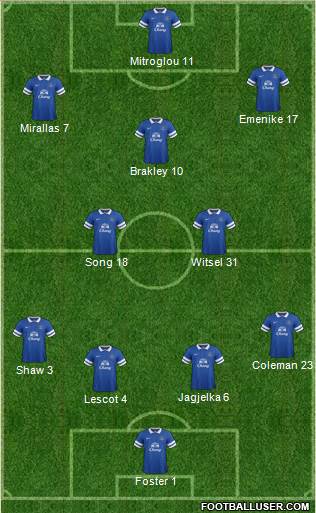 Everton Formation 2013