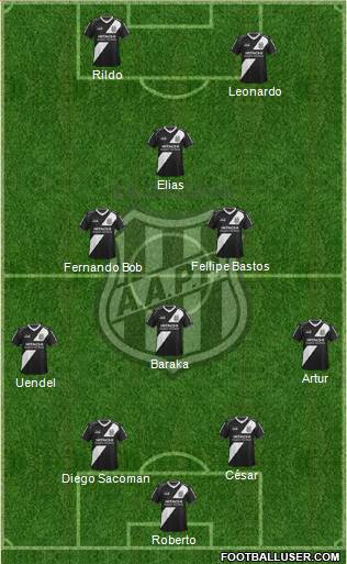 AA Ponte Preta Formation 2013
