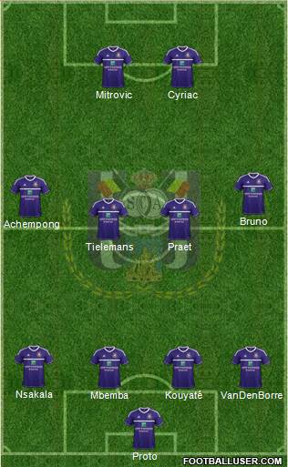 RSC Anderlecht Formation 2013