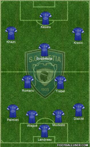 Sporting Club Bastia Formation 2013