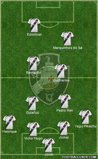 CR Vasco da Gama Formation 2013