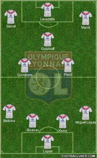 Olympique Lyonnais Formation 2013
