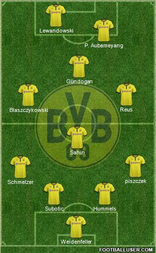 Borussia Dortmund Formation 2013