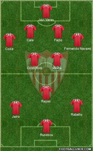Sevilla F.C., S.A.D. Formation 2013