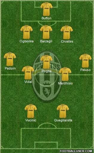 Juventus Formation 2013
