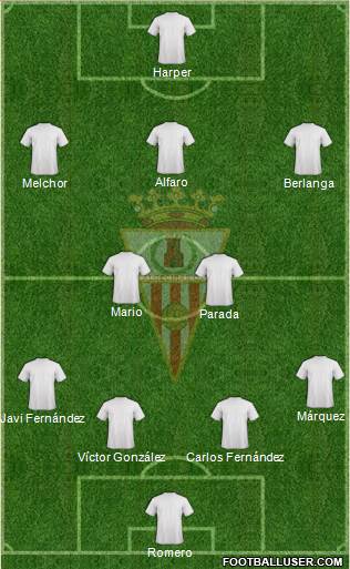 Algeciras C.F. football formation