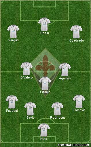 Fiorentina Formation 2013