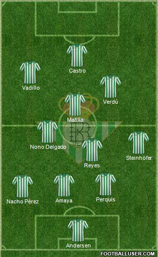 Real Betis B., S.A.D. Formation 2013