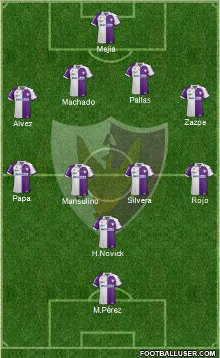 Centro Atlético Fénix Formation 2013