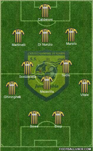 Juve Stabia Formation 2013