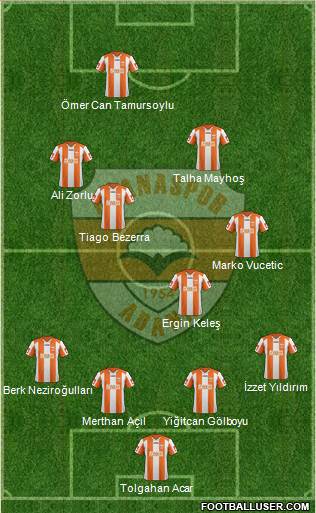 Adanaspor A.S. Formation 2013