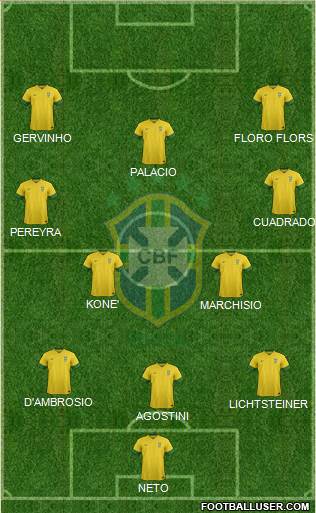 Brazil Formation 2013