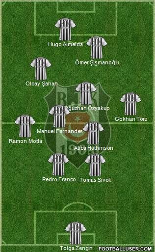 Besiktas JK Formation 2013