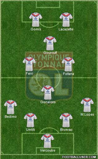 Olympique Lyonnais Formation 2013