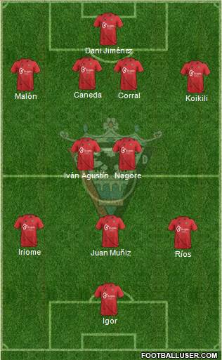 C.D. Mirandés Formation 2013