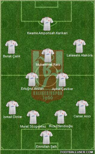 Balikesirspor Formation 2013