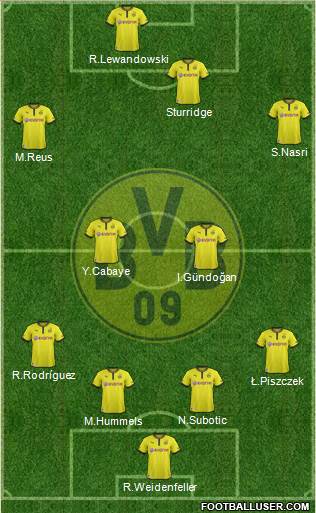 Borussia Dortmund Formation 2013