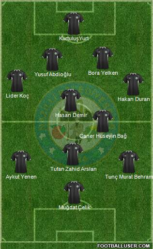 Nazilli Belediyespor Formation 2013